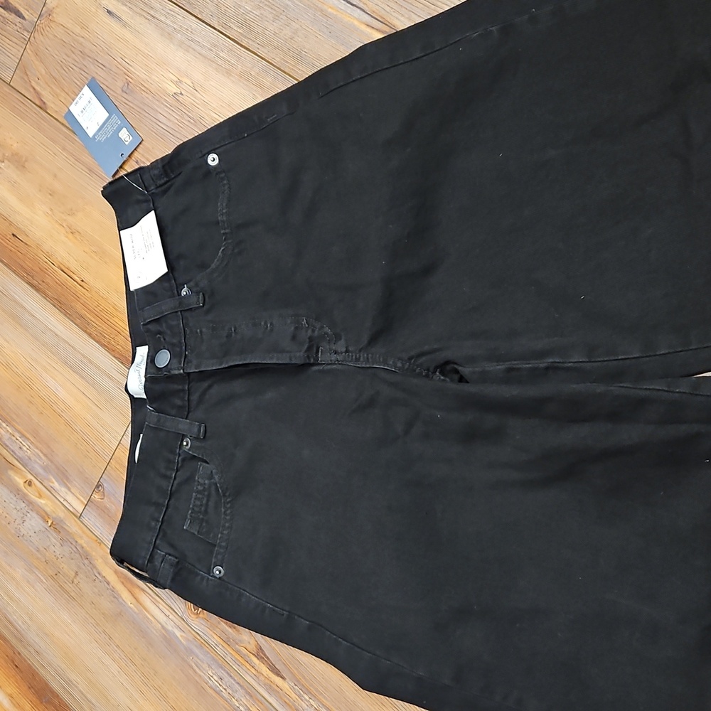 Universal Thread Black Wide Leg Flare Jeans - Picture 2 of 5